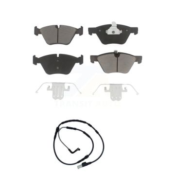 Front Ceramic Disc Brake Pads And Wear Sensors Kit For BMW Z4 KCW-100558