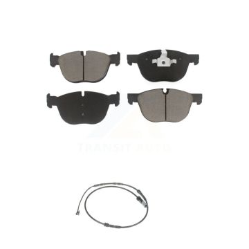 Front Ceramic Disc Brake Pads And Wear Sensors Kit For 2017 BMW X4 M40i KCW-100564