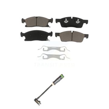 Front Ceramic Disc Brake Pads Wear Sensor Kit For Mercedes-Benz GLE400 GL350 GLS450 GL450 KCW-100566