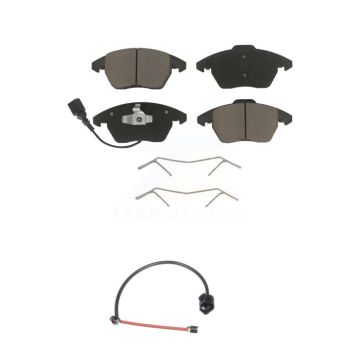 Front Ceramic Disc Brake Pad And Extra Wear Sensor Kit For 2012-2013 Audi TT Quattro 2.0L KCW-100581