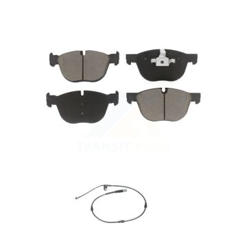 Front Ceramic Disc Brake Pads And Wear Sensors Kit For BMW X5 X6 KCW-100586