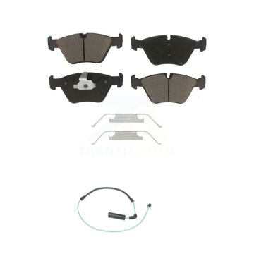 Front Ceramic Disc Brake Pads And Wear Sensors Kit For BMW 330Ci 330i 330xi M3 KCW-100592