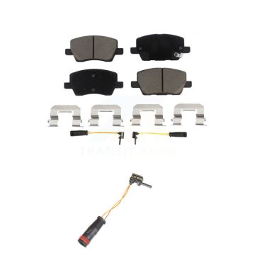 Front Ceramic Disc Brake Pads Extra Wear Sensor Kit For 2006-2011 Mercedes-Benz B200 2.0L KCW-100594