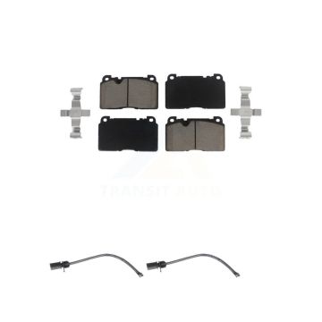 Front Ceramic Disc Brake Pads And Wear Sensor Pairs Kit For Audi Q5 KCW-100640