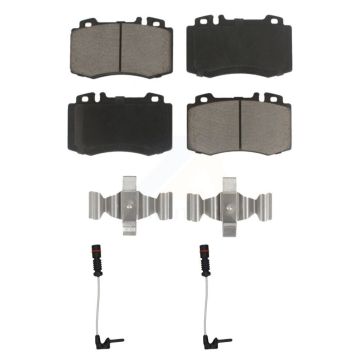 Front Ceramic Brake Pad And Wear Sensor Pair Kit For Mercedes-Benz SL500 SL600 S600 CL500 KCW-100674