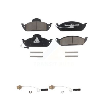 Front Ceramic Disc Brake Pad And Wear Sensor Pair Kit For Mercedes-Benz ML320 ML350 ML430 KCW-100703