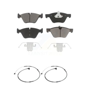 Front Ceramic Disc Brake Pads And Wear Sensor Pairs Kit For BMW Z4 KCW-100707