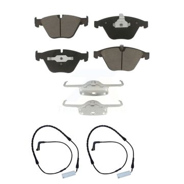 Front Ceramic Brake Pad And Wear Sensor Pair Kit For BMW 750i 750Li 745i 745Li 760Li 760i KCW-100725