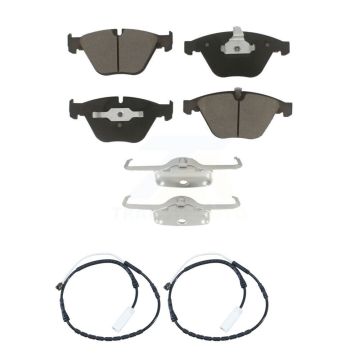 Front Ceramic Disc Brake Pads And Wear Sensor Pairs Kit For BMW 335i xDrive X1 328i KCW-100726