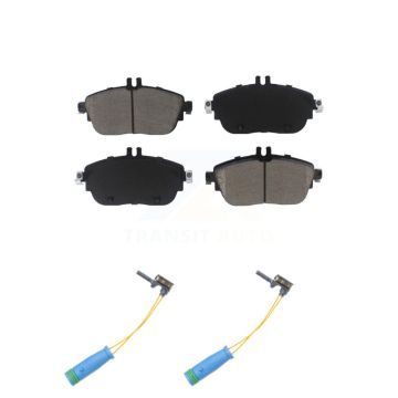 Front Ceramic Brake Pad Wear Sensor Pair Kit For Mercedes-Benz GLA250 CLA250 B250 B Drive KCW-100752