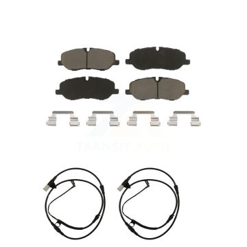 Front Ceramic Disc Brake Pads And Wear Sensor Pairs Kit For Land Rover Range Sport KCW-100761