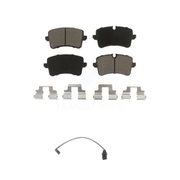 Rear Ceramic Brake Pad Wear Sensor Kit For Audi Porsche Macan A6 Quattro A7 RS5 S6 RS7 S7 KCW-100774