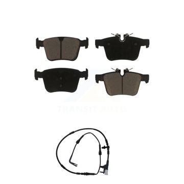 Rear Ceramic Disc Brake Pads And Wear Sensors Kit For Jaguar XE XF KCW-100787