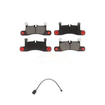 Rear Ceramic Disc Brake Pads And Wear Sensors Kit For Porsche Cayenne with Harness KCW-100800