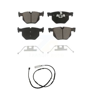 Rear Ceramic Disc Brake Pads And Wear Sensor Kit For 2013-2015 BMW X1 xDrive35i with 3.0L KCW-100816