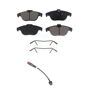Rear Ceramic Disc Brake Pads And Wear Sensors Kit For 2011 Mercedes-Benz C63 AMG 6.3L KCW-100819