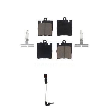 Rear Ceramic Disc Brake Pads And Wear Sensors Kit For Mercedes-Benz E320 CLK320 E430 KCW-100822
