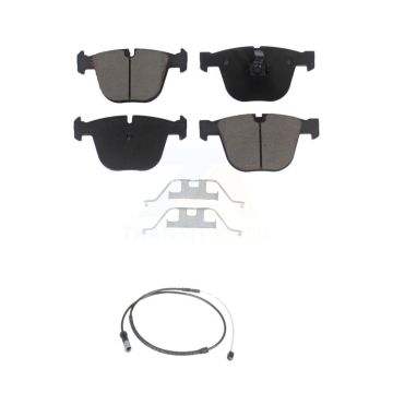 Rear Ceramic Disc Brake Pads And Wear Sensors Kit For BMW X5 X6 KCW-100839