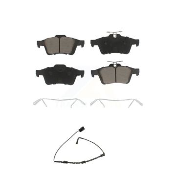 Rear Ceramic Disc Brake Pads And Wear Sensors Kit For Jaguar XJ From VIN #V90866 KCW-100857