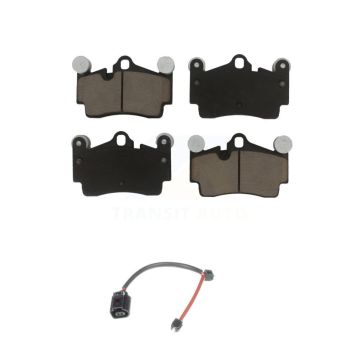Rear Ceramic Disc Brake Pads And Wear Sensors Kit For Porsche Cayenne KCW-100859