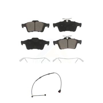 Rear Ceramic Disc Brake Pads Wear Sensor Kit For Jaguar XK XKR 4.2L with rear brakes KCW-100861