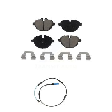 Rear Ceramic Brake Pads Wear Sensor Kit For BMW 530i xDrive Without Blue Painted Calipers KCW-100868