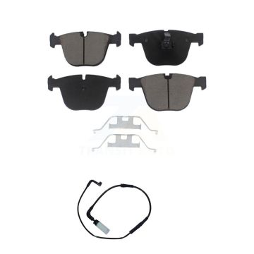 Rear Ceramic Disc Brake Pads And Wear Sensors Kit For BMW 650i 645Ci 550i M5 M6 545i 535i KCW-100885