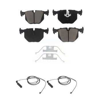 Rear Ceramic Disc Brake Pads And Wear Sensors Kit For BMW 330Ci 330i 330xi 3.0L KCW-100929