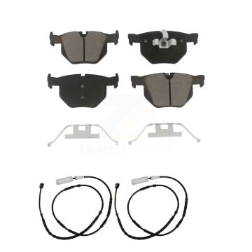 Rear Ceramic Disc Brake Pads And Wear Sensor Kit For 2013-2015 BMW X1 xDrive35i with 3.0L KCW-100939