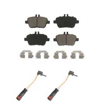 Rear Ceramic Disc Brake Pads And Wear Sensors Kit For Mercedes-Benz SLK350 KCW-100971