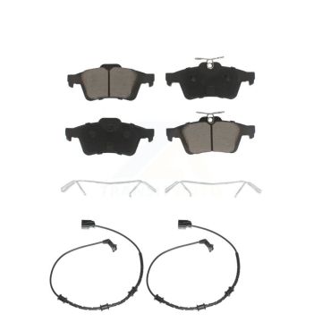 Rear Ceramic Disc Brake Pads And Wear Sensors Kit For Jaguar XF XJ XK XKR KCW-100981