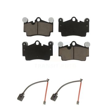Rear Ceramic Brake Pad And Wear Sensor Kit For Audi Q7 Porsche Cayenne Volkswagen Touareg KCW-100983