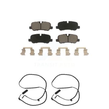 Rear Ceramic Disc Brake Pads And Wear Sensors Kit For Land Rover Range KCW-100988