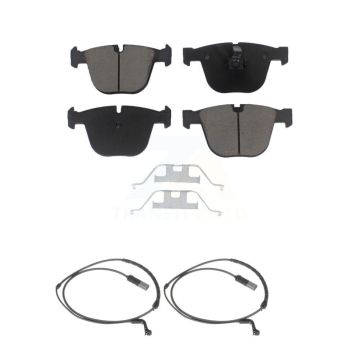 Rear Ceramic Disc Brake Pads And Wear Sensors Kit For BMW X5 X6 KCW-100995