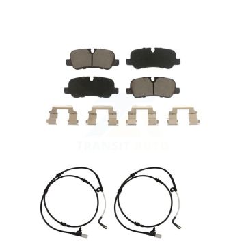 Rear Ceramic Disc Brake Pads And Wear Sensors Kit For Land Rover Range Sport LR4 LR3 KCW-101007