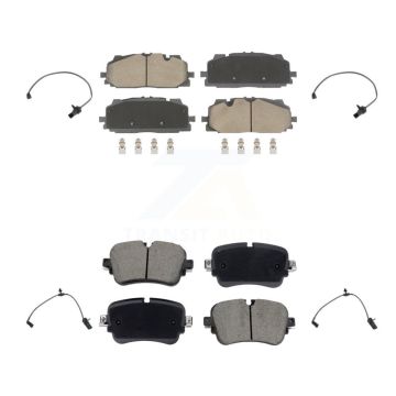Front Rear Ceramic Disc Brake Pads And Wear Sensors Kit For Audi Q7 Q8 A8 Quattro KCW-101068