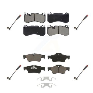 Front Rear Ceramic Disc Brake Pads And Wear Sensors Kit For Mercedes-Benz G63 AMG KCW-101079