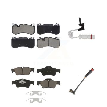 Front Rear Ceramic Disc Brake Pads And Wear Sensors Kit For Mercedes-Benz G63 AMG KCW-101155