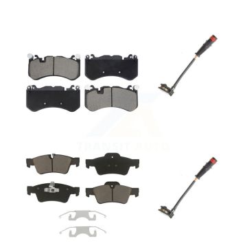 Front Rear Ceramic Disc Brake Pads And Wear Sensors Kit For Mercedes-Benz G63 AMG KCW-101156
