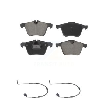 Front Ceramic Disc Brake Pads And Wear Sensor Pairs Kit For Jaguar XF XJ KCW-101169