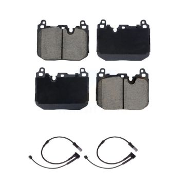 Front Ceramic Disc Brake Pads And Wear Sensor Pairs Kit For Mini Cooper KCW-101188