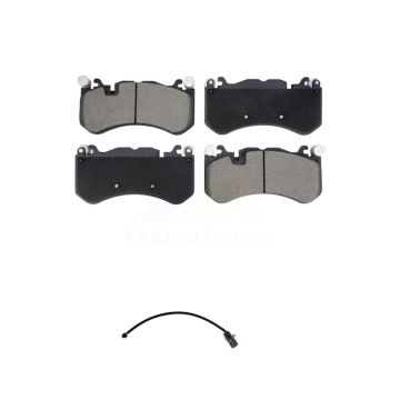 Front Ceramic Disc Brake Pads And Wear Sensors Kit For Audi RS7 With Cast Iron KCW-101203