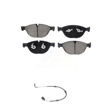 Front Ceramic Brake Pads Wear Sensor Kit For Jaguar XF XJ XKR XFR F-Type XJR XJR575 XFR-S KCW-101206