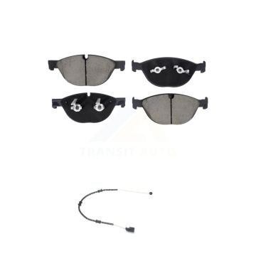 Front Ceramic Disc Brake Pads And Wear Sensors Kit For Jaguar XJ F-Type KCW-101210