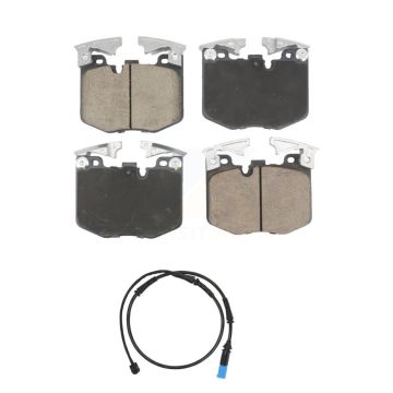 Front Ceramic Disc Brake Pads And Wear Sensors Kit For BMW X5 X7 KCW-101216