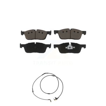Front Ceramic Disc Brake Pad And Wear Sensor Kit For Jaguar F-Pace Land Rover Range Velar KCW-101224