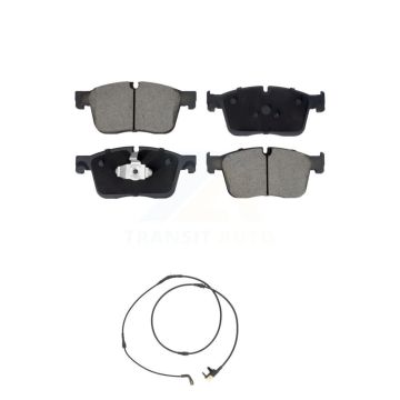 Front Ceramic Disc Brake Pad And Wear Sensor Kit For Jaguar F-Pace Land Rover Range Velar KCW-101225