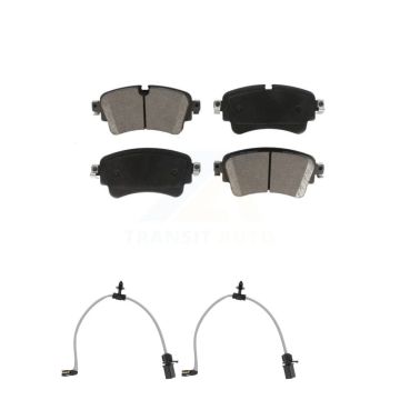 Rear Ceramic Brake Pad & Wear Sensor Kit For Audi Q5 A6 Quattro A7 Sportback PHEV allroad KCW-101236
