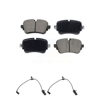 Rear Ceramic Disc Brake Pads And Wear Sensors Kit For Audi Q7 Q8 A8 Quattro KCW-101238