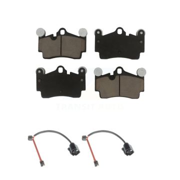 Rear Ceramic Brake Pad And Wear Sensor Kit For Audi Q7 Porsche Cayenne Volkswagen Touareg KCW-101243